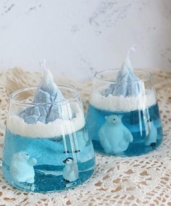 Snow Gel Candle